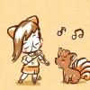 maho_Hazuki_en_train_de_jouer_du_violon_avec_un_Lokon_JMCA_6RAD