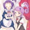 yande.re 501618 sample crossover dokidoki!_precure garter kenzaki_makoto maid ojamajo_doremi pretty_cure segawa_onpu stockings thighhighs yamucha