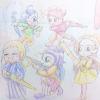maho_Aiko_Doremi_Momoko_Onpu_et_Hazuki_avec_des_parapluies_Hurenn_ACE2